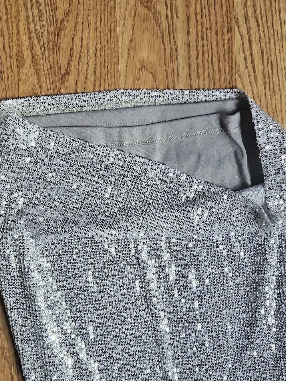 Bluesteel Silver Sequin Cowl Neck Mini Dress Size P / XS Party Night Out Holiday - Picture 14 of 16